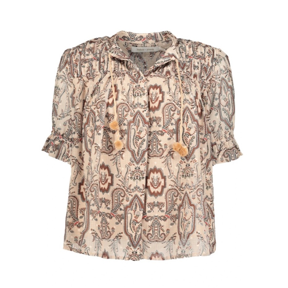 bishop + young Sienna Blouse in Roma Paisley Size Large